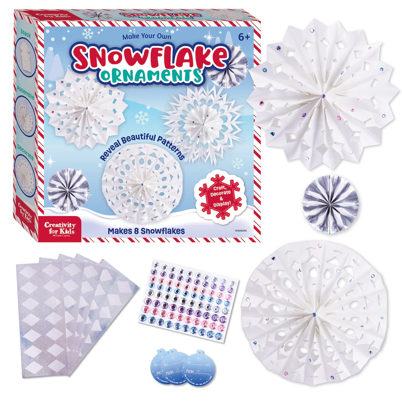 Creativity for Kids® Make Your Own Snowflake Ornaments